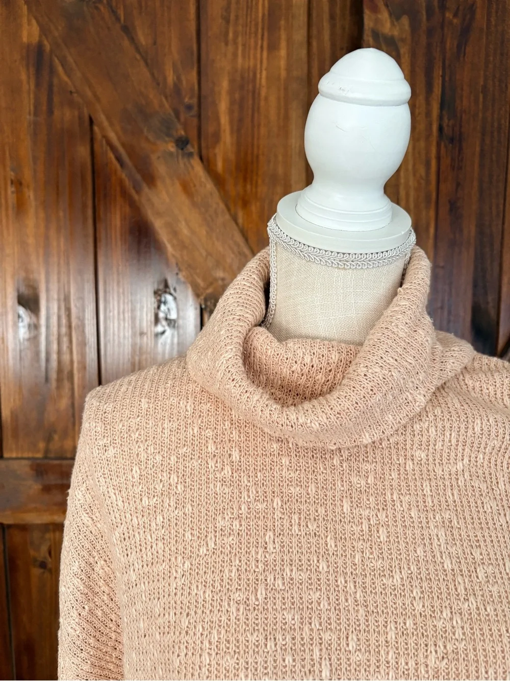 Free People We The Free Tommy Turtleneck Slouchy Sweater in Toasted Almond 🤍✨